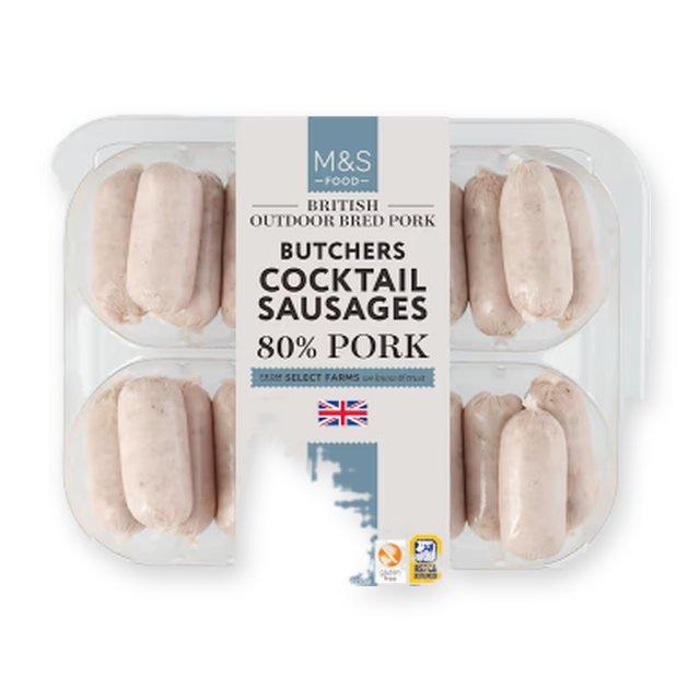M&S Outdoor Bred Pork Butchers Cocktail Sausages