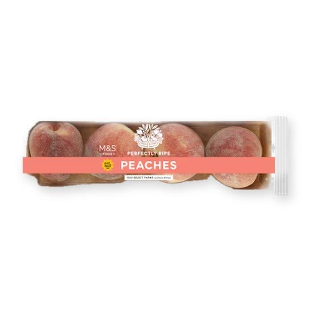 M&S Perfectly Ripe Yellow Flesh Peaches