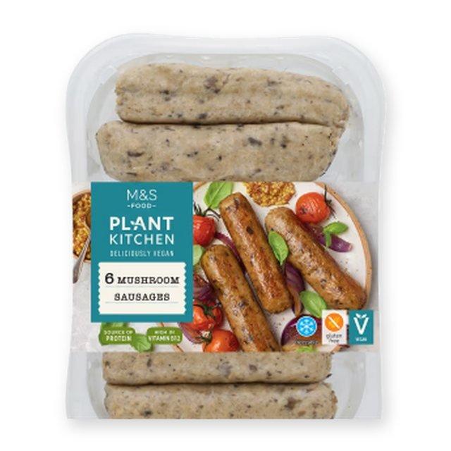 M&S Plant Kitchen Mushroom Sausages