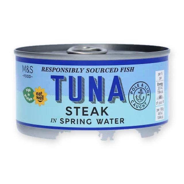 M&S Skipjack Tuna Steak in Spring Water