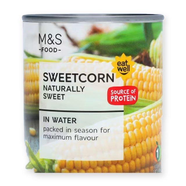 M&S Sweetcorn Naturally Sweet 195g