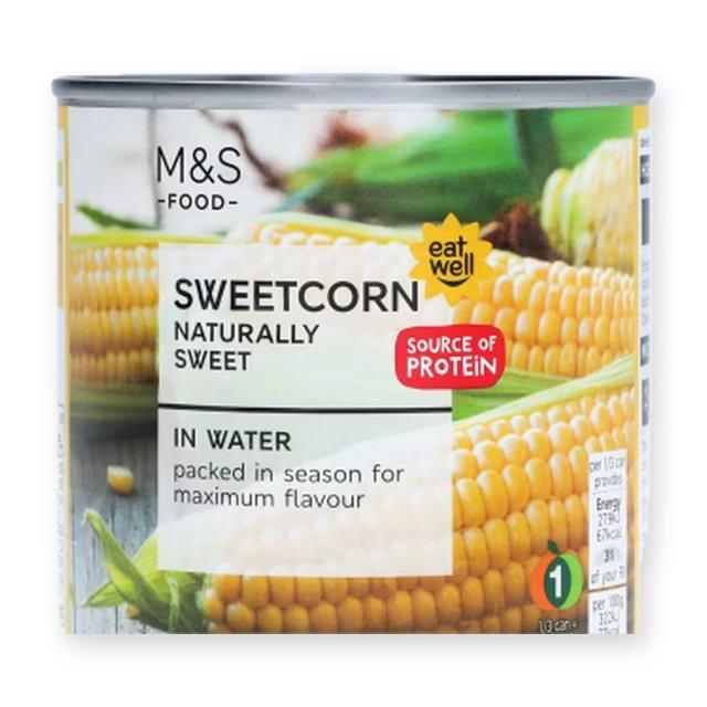 M&S Sweetcorn Naturally Sweet 326g