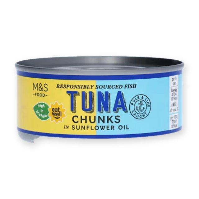 M&S Tuna Chunks in Sunflower Oil