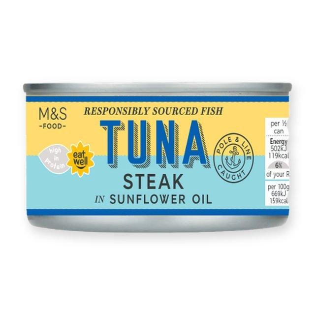 M&S Tuna Steak in Sunflower Oil