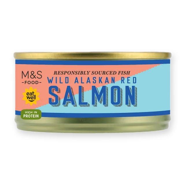 M&S Wild Alaskan Red Salmon 105g