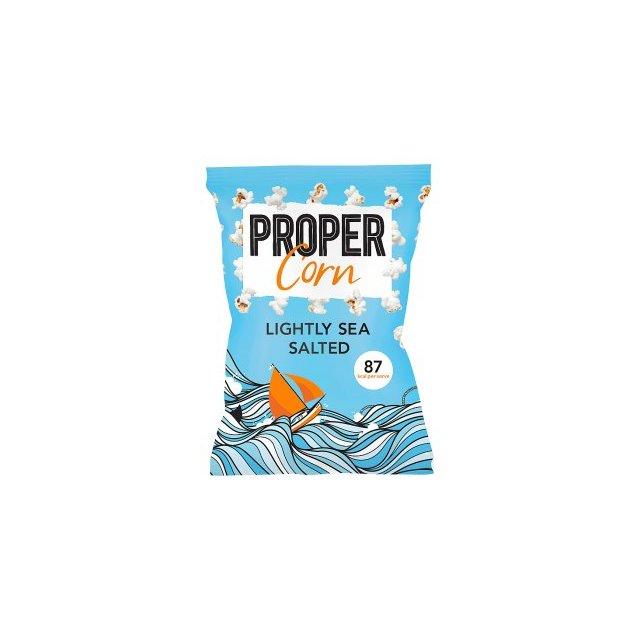 Proper Corn lightly sea salted popcorn, 8 pack
