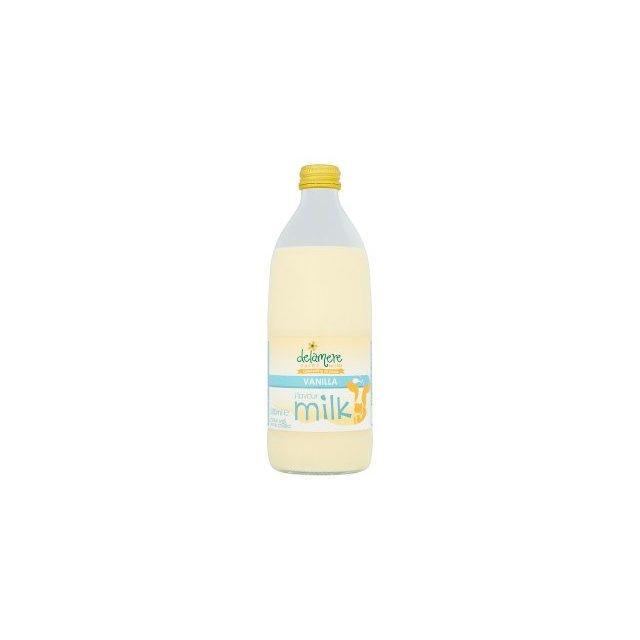 Delamere Vanilla Flavour Milk, 12 pack