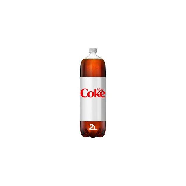Diet Coca-Cola bottles, 6 pack