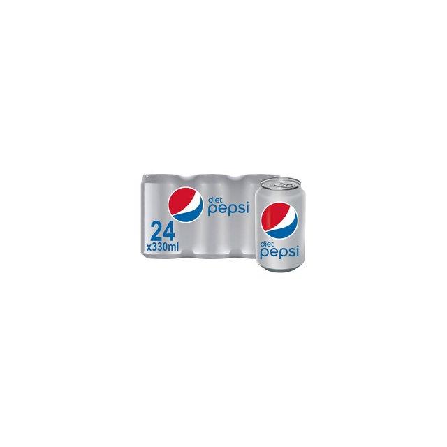 Diet Pepsi cans, 24 pack