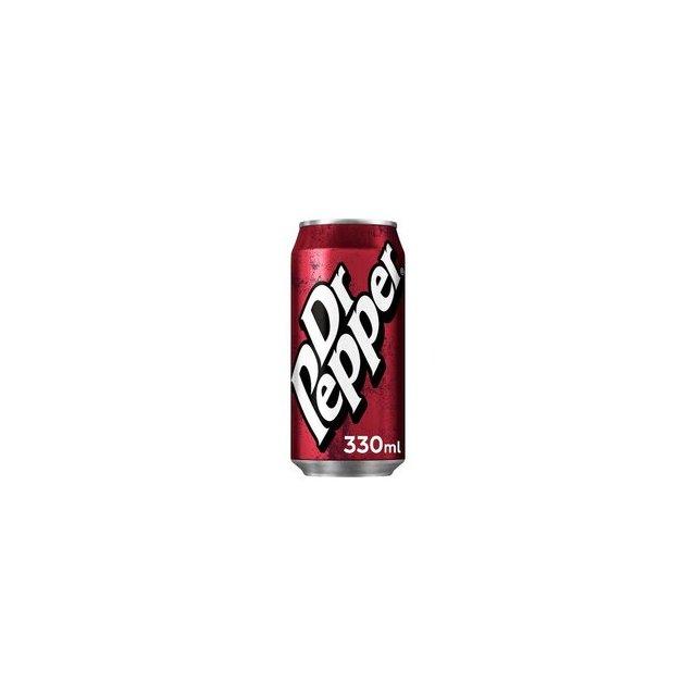 Dr Pepper cans, 24 pack