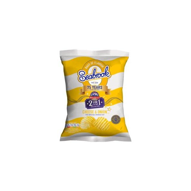 Seabrook Cheese & Onion, 32 pack