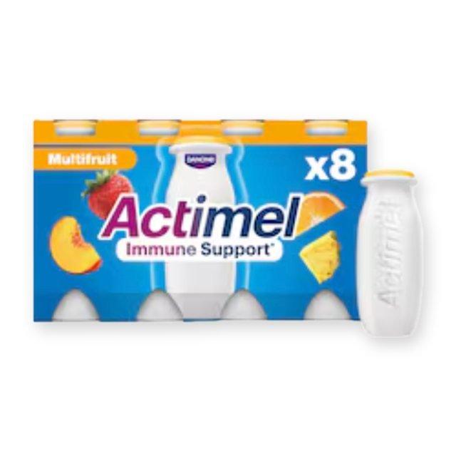 Actimel Immune Support Live Yoghurt Drink - Multifruit