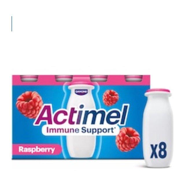 Actimel Raspberry Immune Support Yogurt Drink