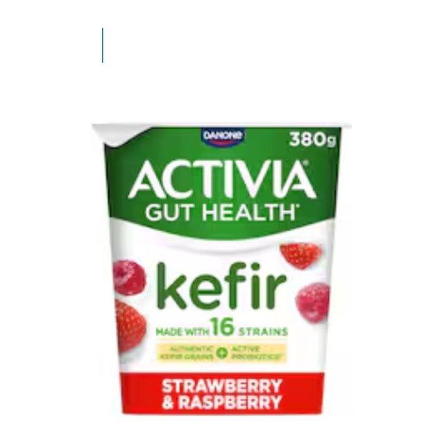 Activia Kefir Strawberry & Raspberry Gut Health Yogurt