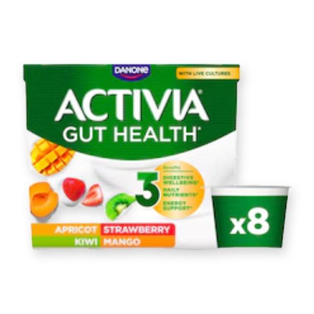 Activia Strawberry & Mixed Fruit Gut Health Yoghurt Multipack