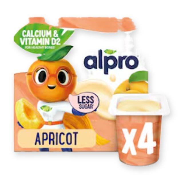 Alpro Kids Apricot Soya Dairy Free Yoghurt Alternative