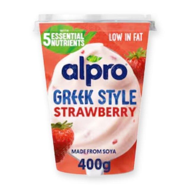 Alpro Strawberry Dairy Free Greek Style Yoghurt
