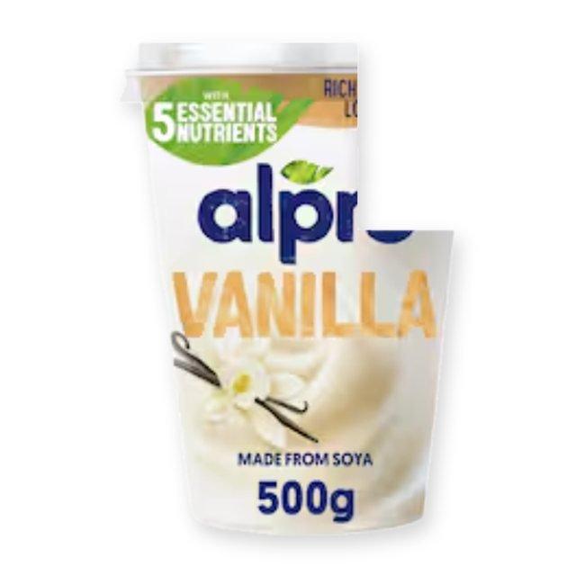 Alpro Vanilla Dairy Free Soya Yoghurt Alternative