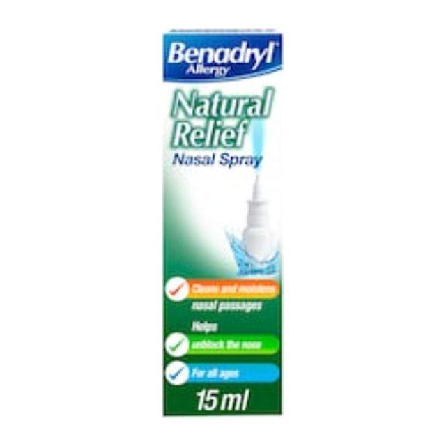 Benadryl Allergy Natural Relief Nasal Spray