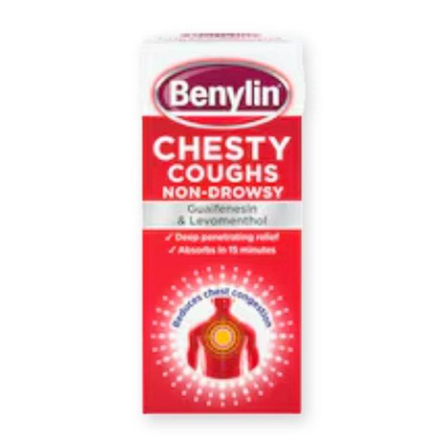 Benylin Chesty Coughs Oral Solution - Guaifenesin & Levomenthol