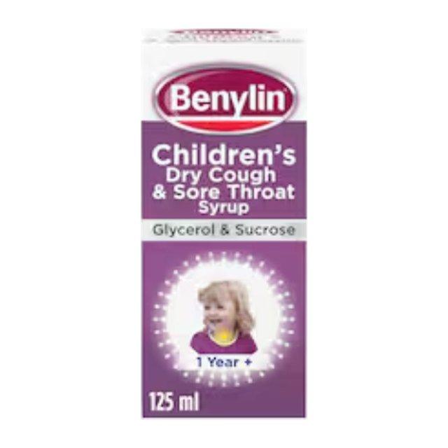 Benylin Children's Dry Cough and Sore Throat Syrup