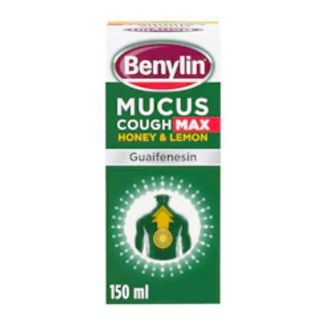 Benylin Mucus Cough Max Syrup - Honey & Lemon 150ml