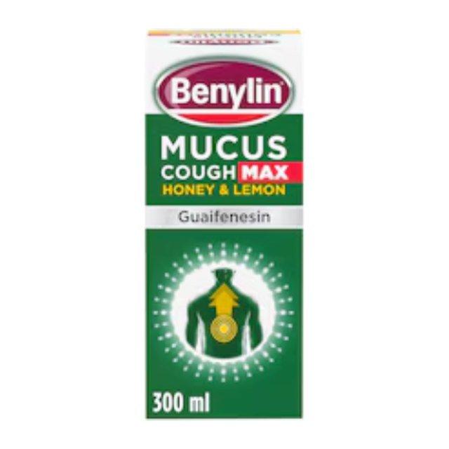 Benylin Mucus Cough Max Syrup - Honey & Lemon 300ml