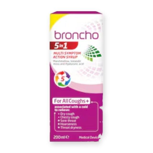Broncho 5 in 1 Multi Symptom Syrup 200ml