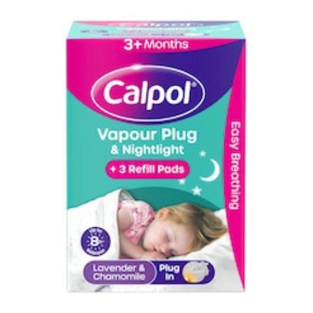 Calpol Vapour Plug In & Nightlight 3+ Months - Lavender & Chamomile