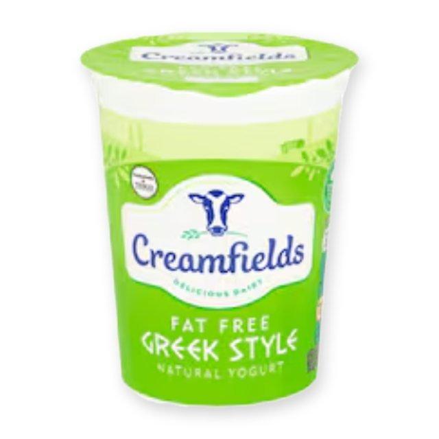 Creamfields Fat Free Greek Style Natural Yogurt