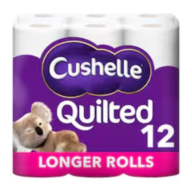Cushelle Quilted Toilet Rolls 50% More Sheets