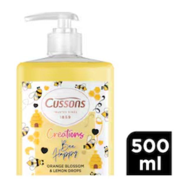 CUSSONS CREATIONS BEE HAPPY ORANGE BLOSSOM & LEMON DROPS HANDWASH