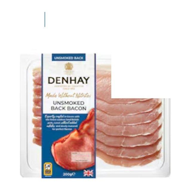 DENHAY MADE WITHOUT NITRITES UNSMOKED BACK BACON