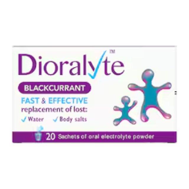Dioralyte Oral Electrolyte Powder Sachets - Blackcurrant Flavour