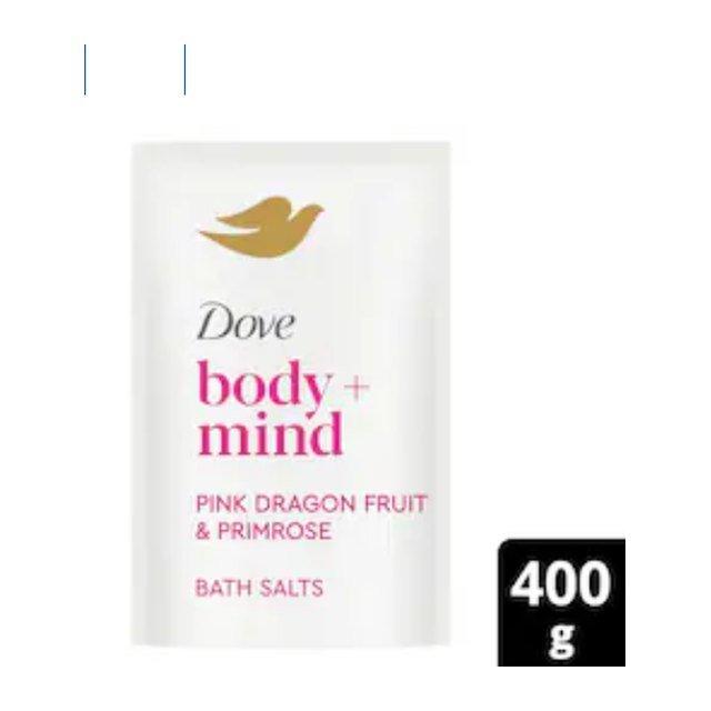 Dove Body + Mind Pink Dragonfruit & Primrose Bath Salts