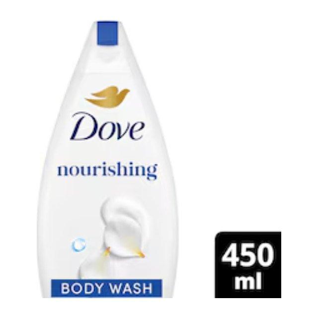 Dove Nourishing Body Wash Shower Gel 450ml