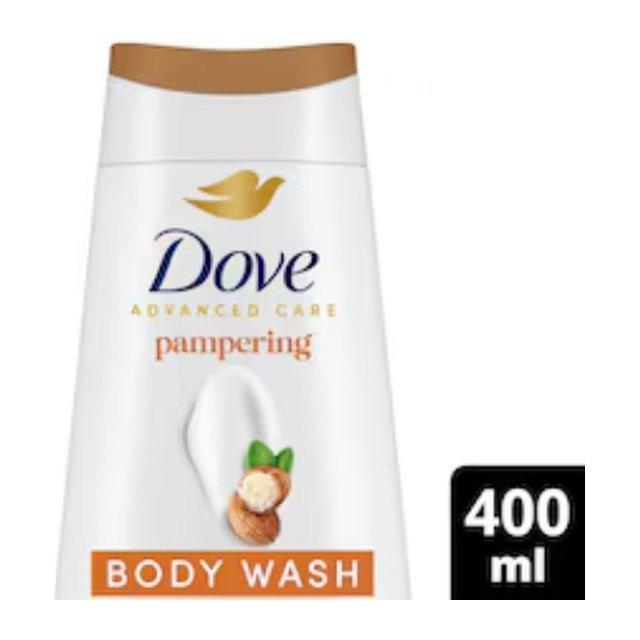 Dove Pampering 24hr Moisturisation Advanced Care Body Wash Shower Gel Shea Butter & Vanilla