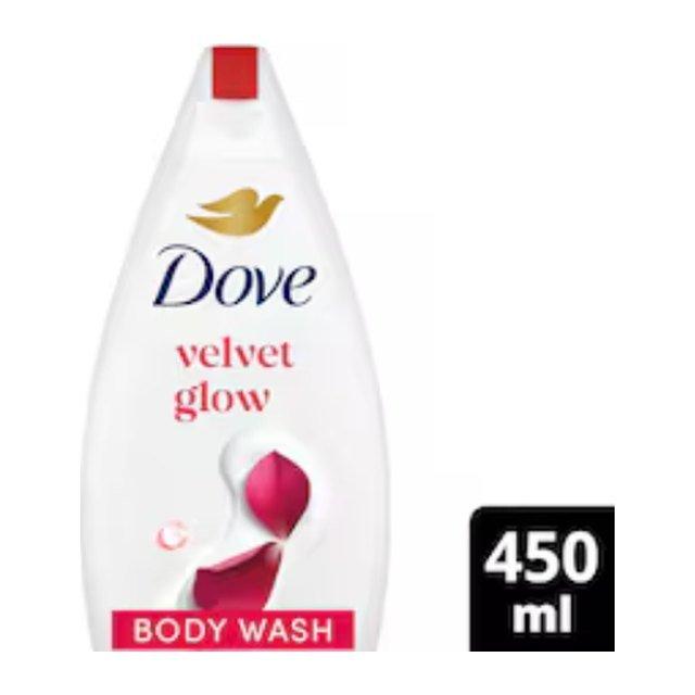 Dove Silky Velvet Body Wash Shower Gel