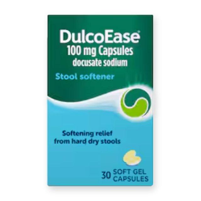 DulcoEase Soft Gel Capsules - Stool Softener & Laxative