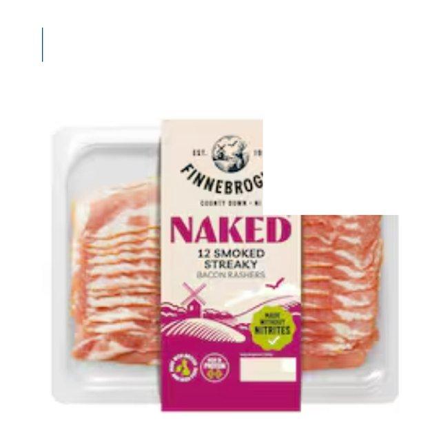 Finne Brogue Smoked 12 Naked Streaky Bacon