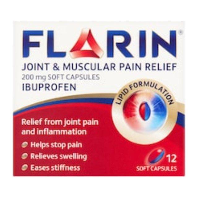 Flarin Joint & Muscular Pain Relief Soft Capsules - Ibuprofen