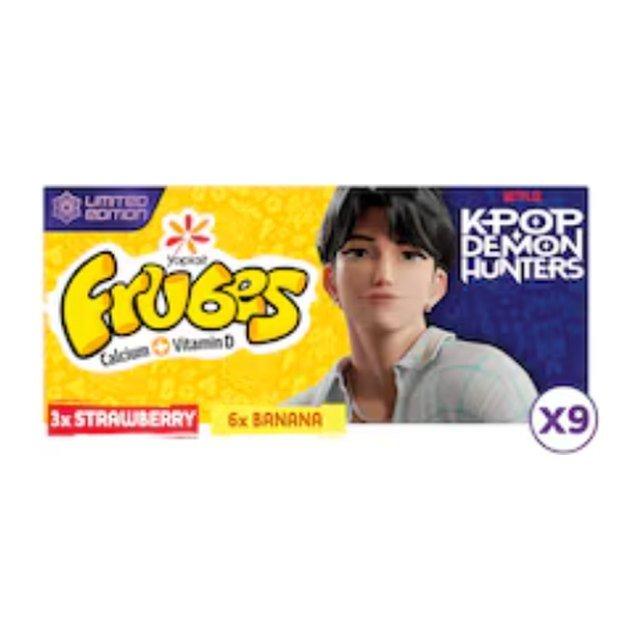 Frubes Banana And Strawberry Yogurts