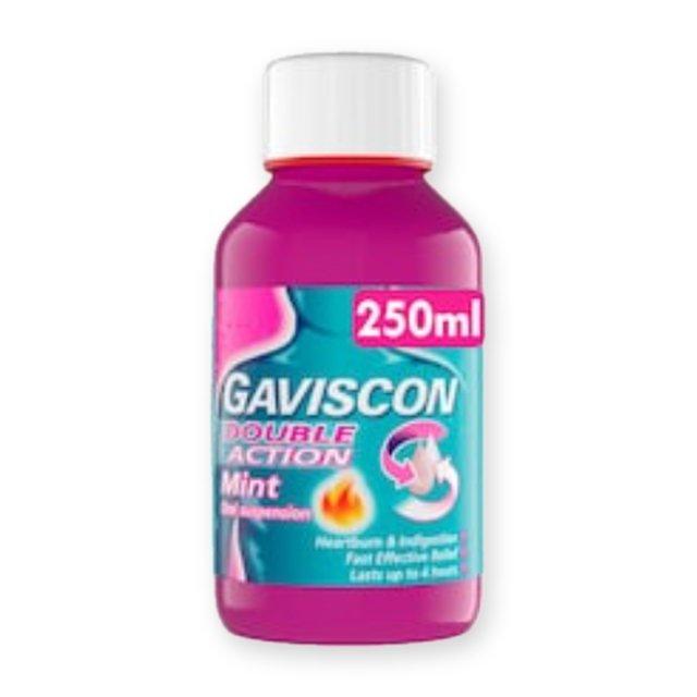 Gaviscon Double Action Heartburn & Indigestion Liquid Mint 250ml