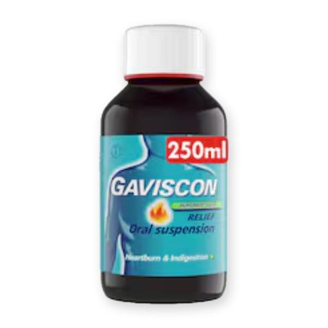 Gaviscon Heartburn & Indigestion Liquid Peppermint 250ml