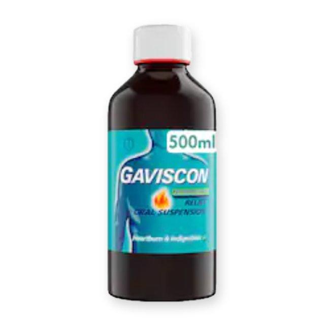 Gaviscon Heartburn & Indigestion Liquid Peppermint 500ml