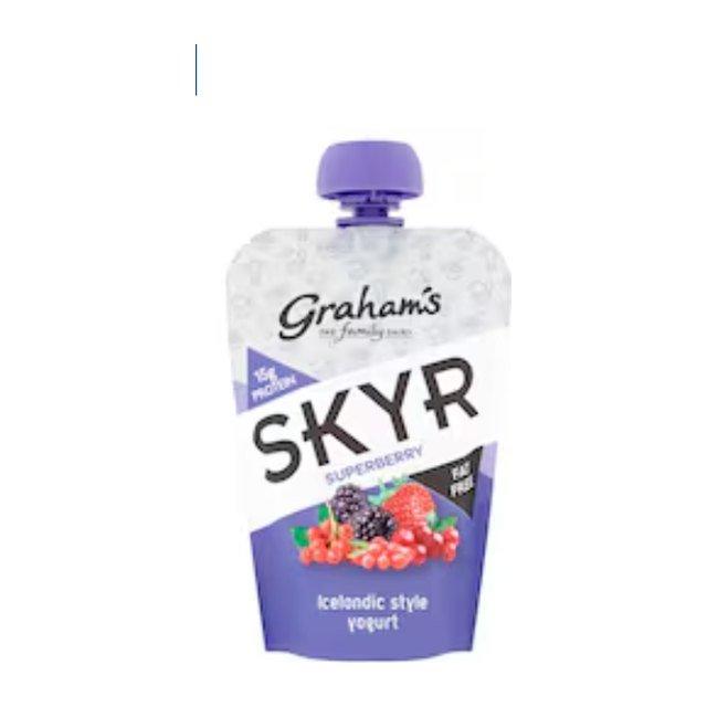 Grahams Skyr Yogurt Icelondic Style Superberry
