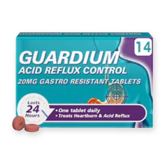 Guardium Acid Reflux Control Gastro-Resistant Tablets 14s