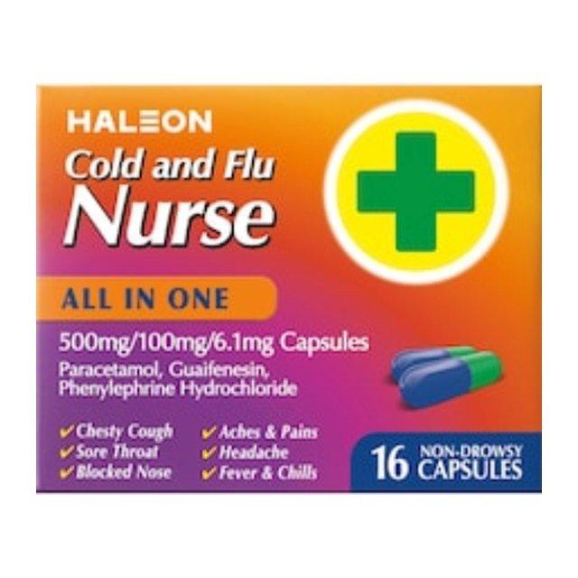 Haleon Cold and Flu Nurse All in One Capsules