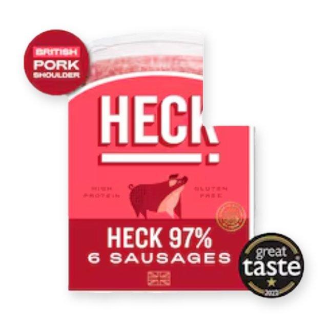 Heck 6 97% Pork Sausages