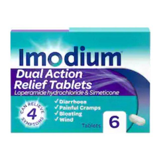 Imodium Dual Action Relief From Diarrhoea